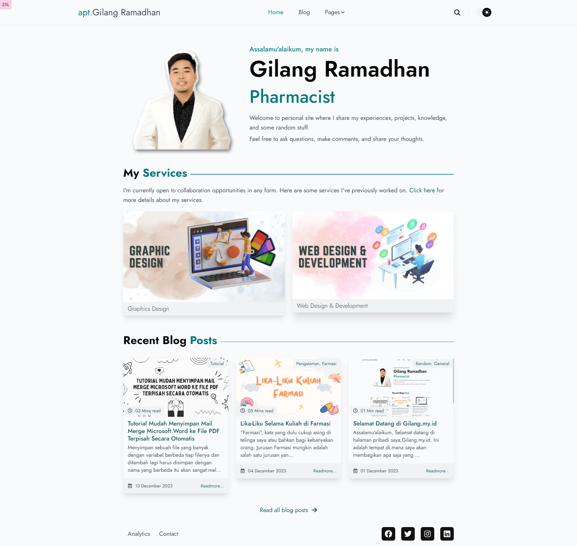 Selamat Datang di Gilang.my.id